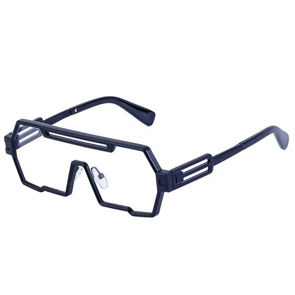 Square Vintage Punk Fashion Glasses Retro - SunglassesMart