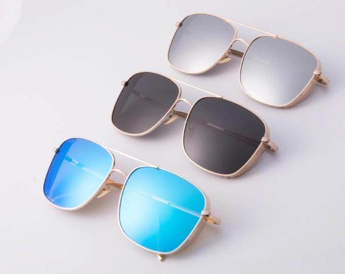 Stylish Celebrity Square Metal Sunglasses For Men And Women - Sunglass Lover