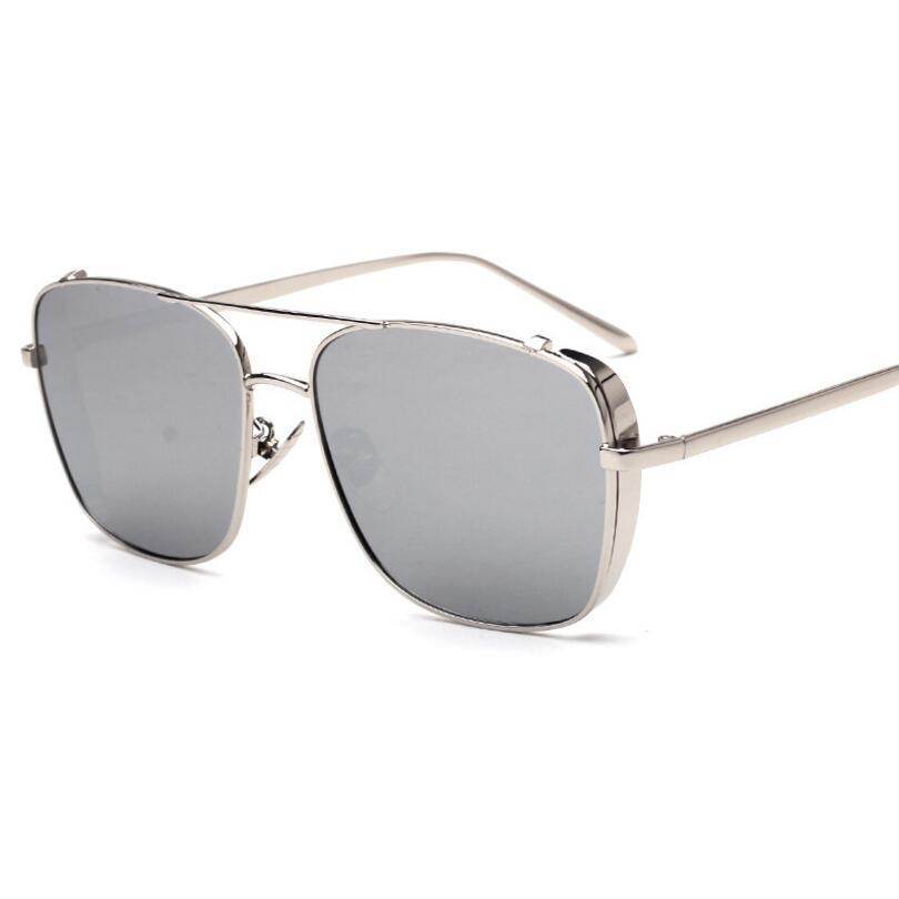 Stylish Celebrity Square Metal Sunglasses For Men And Women - Sunglass Lover