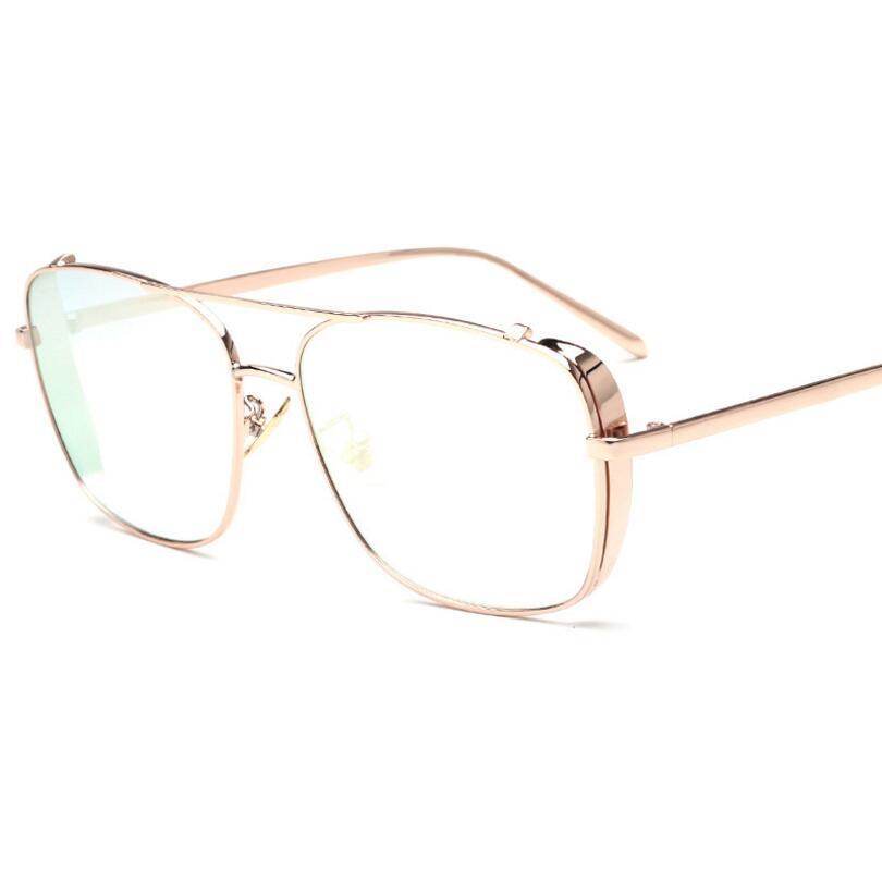 Stylish Celebrity Square Metal Sunglasses For Men And Women - Sunglass Lover