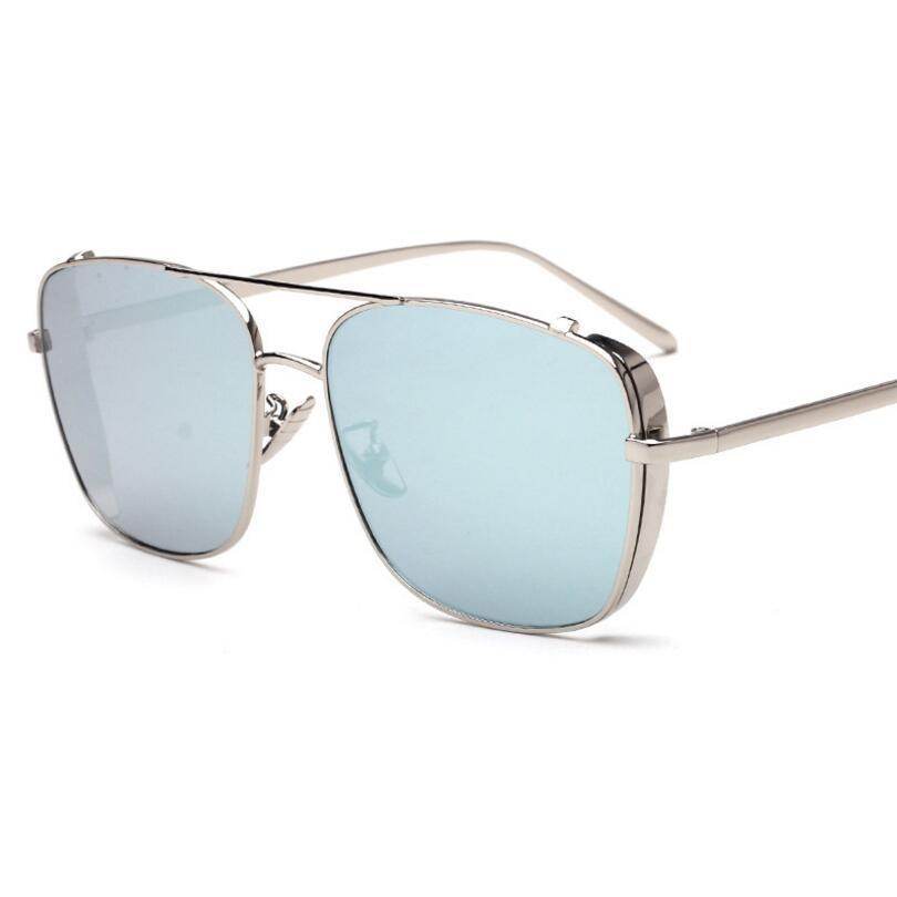 Stylish Celebrity Square Metal Sunglasses For Men And Women - Sunglass Lover