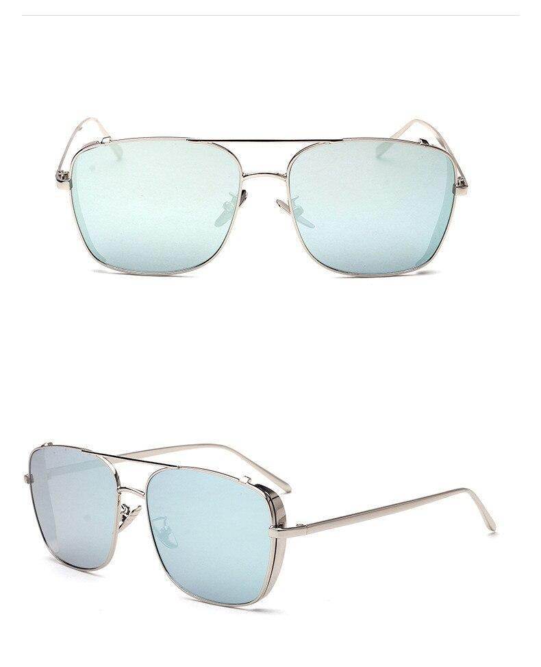 Stylish Celebrity Square Metal Sunglasses For Men And Women - Sunglass Lover