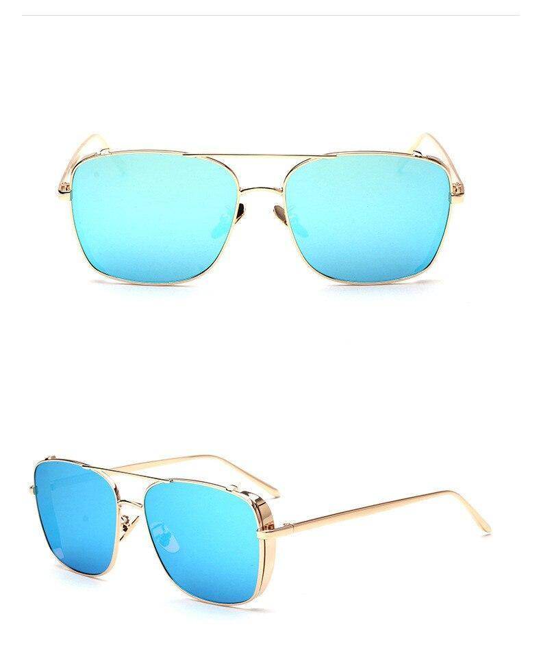 Stylish Celebrity Square Metal Sunglasses For Men And Women - Sunglass Lover