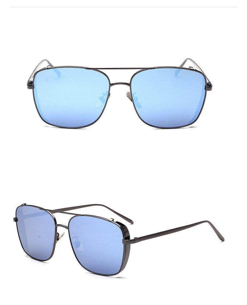 Stylish Celebrity Square Metal Sunglasses For Men And Women - Sunglass Lover