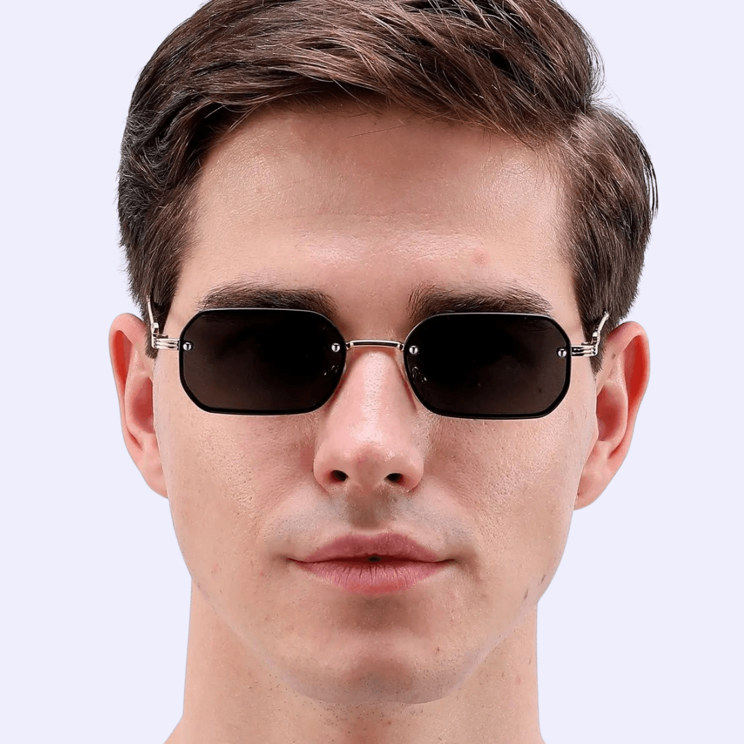 The Black Demon Rectangle Sunglasses – Unisex UV400 - Sunglass Lover