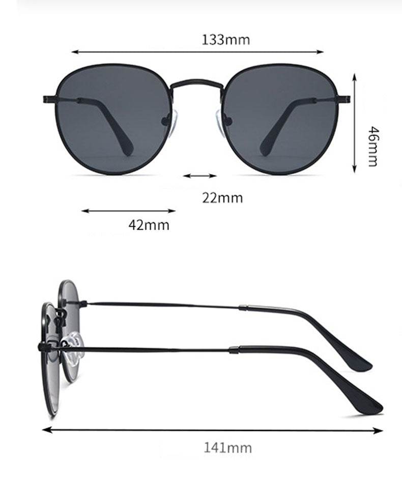 The Oval Black Sunglasses - Sunglass Lover
