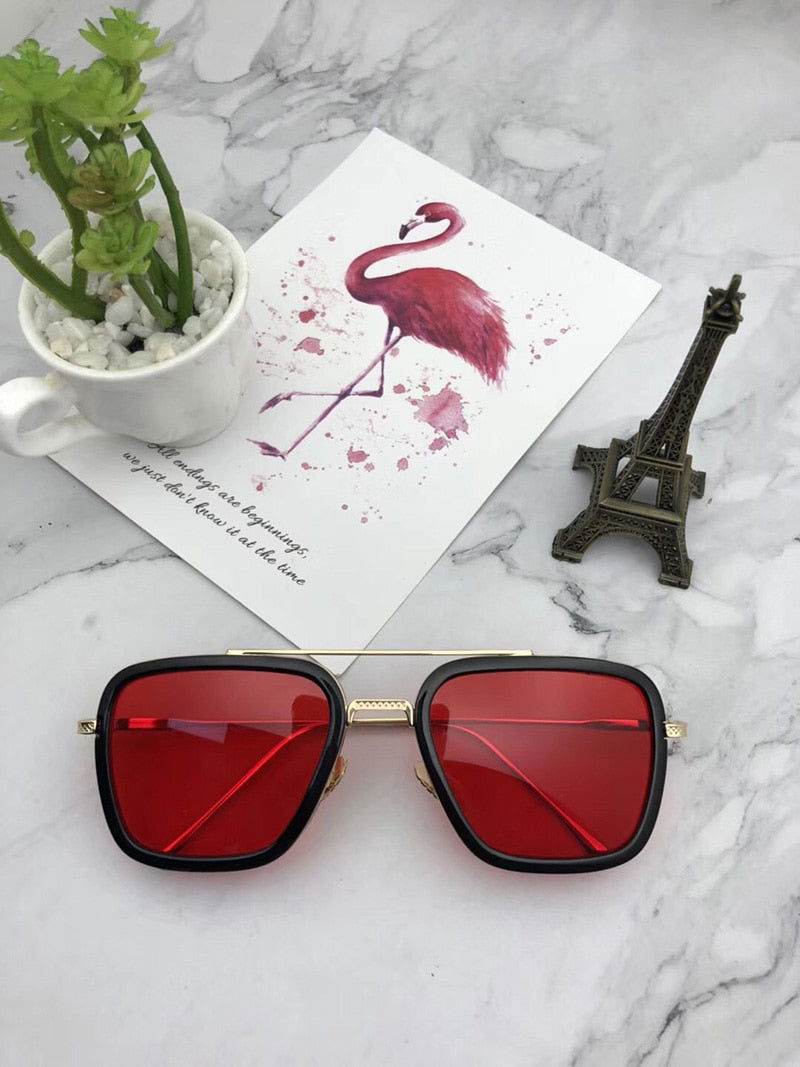 Tony Stark Avengers End Game Sunglasses Square Frames For Men And Women - Sunglass Lover
