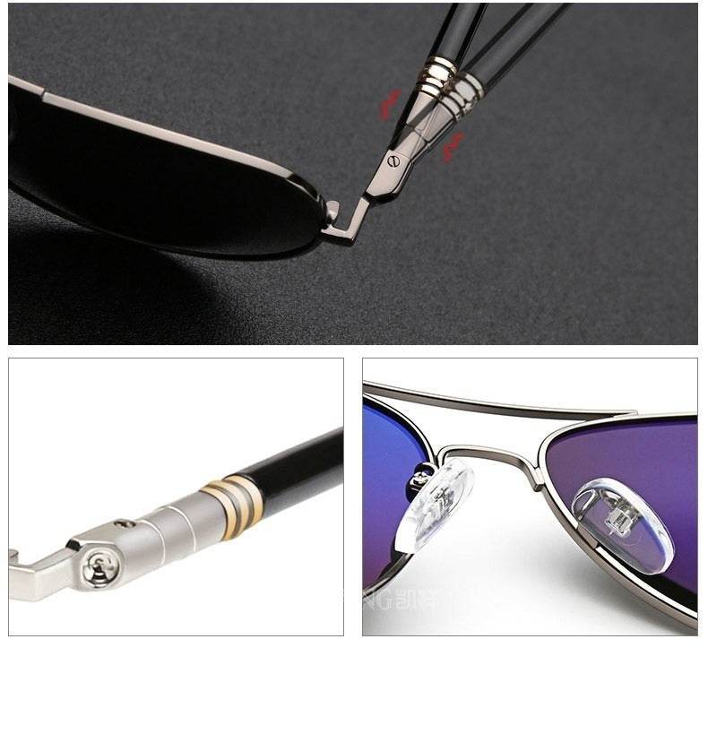 Vintage Black Pilot Sunglasses - Sunglass Lover