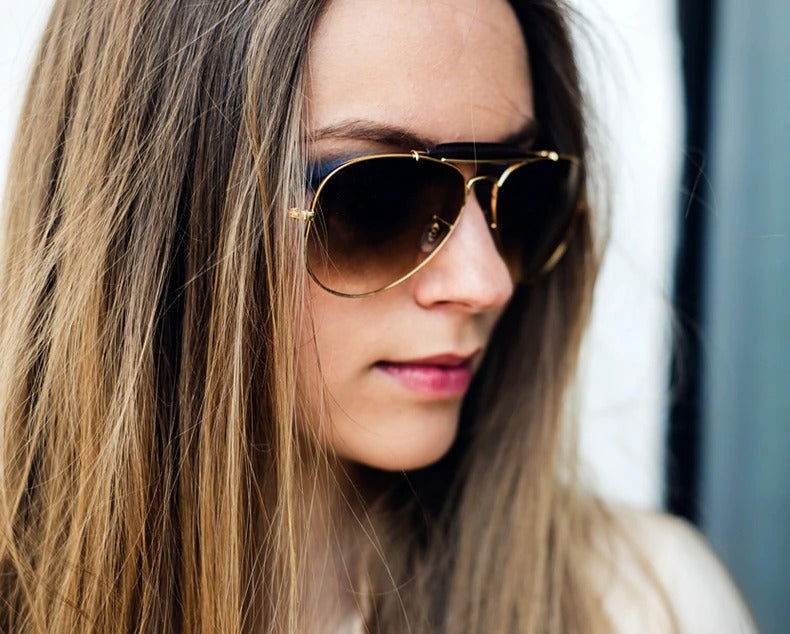 Vintage Bridge Style Pilot Aviation - Sunglass Lover