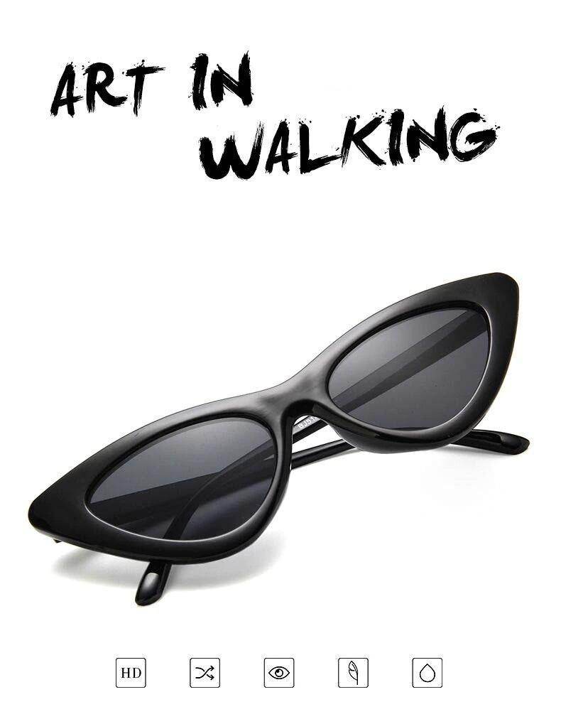 Vintage Cat Eye Black Sunglasses - Sunglass Lover