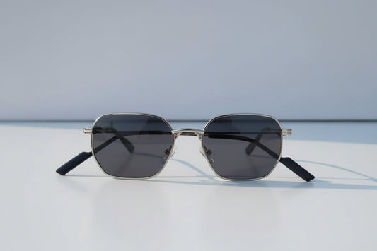 Buy New Hexagonal Metal Sunglasses for Men | UV400 Protection