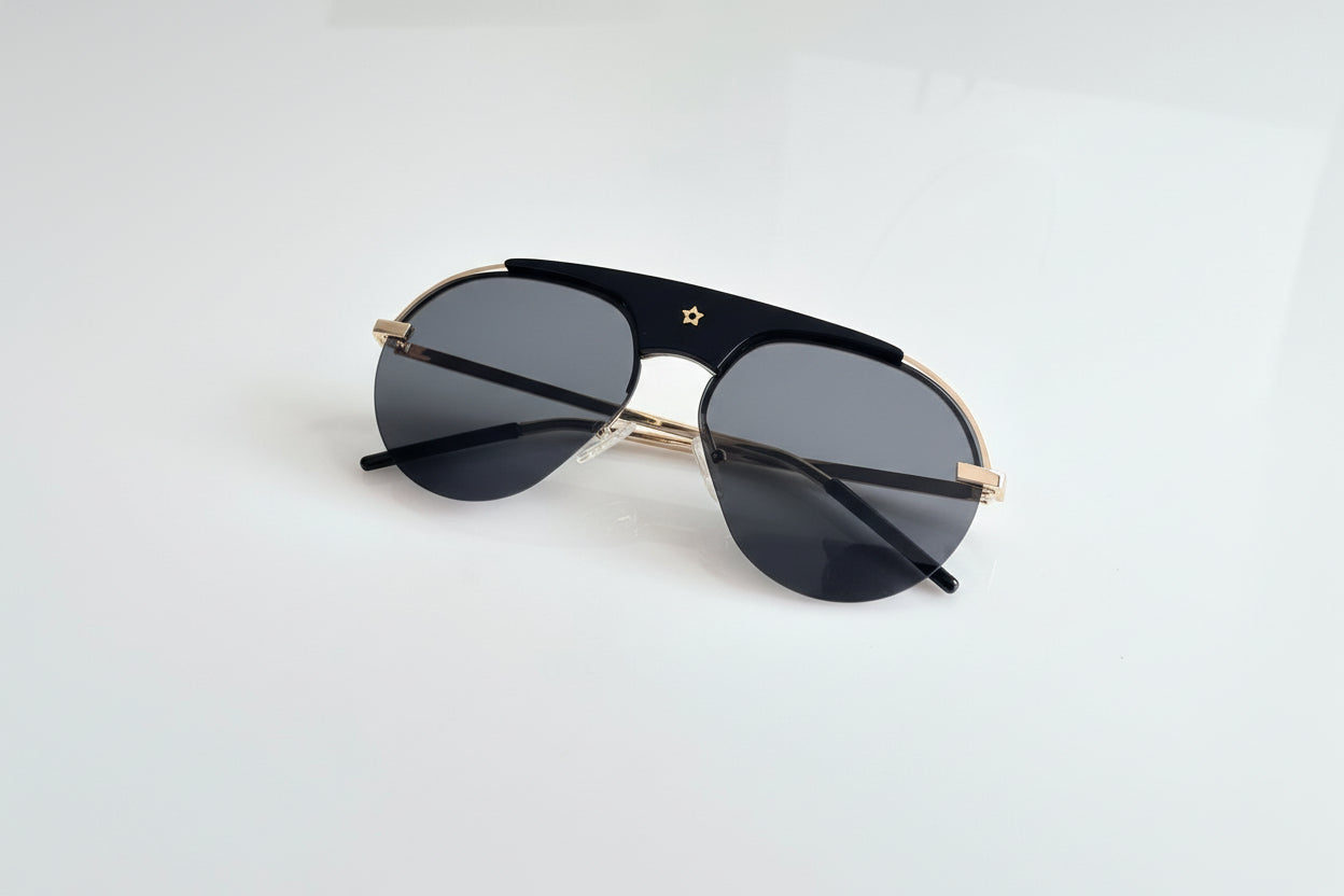 Luxury Oval Sunglasses – Arjun Reddy Inspired Style | UV400 Protection