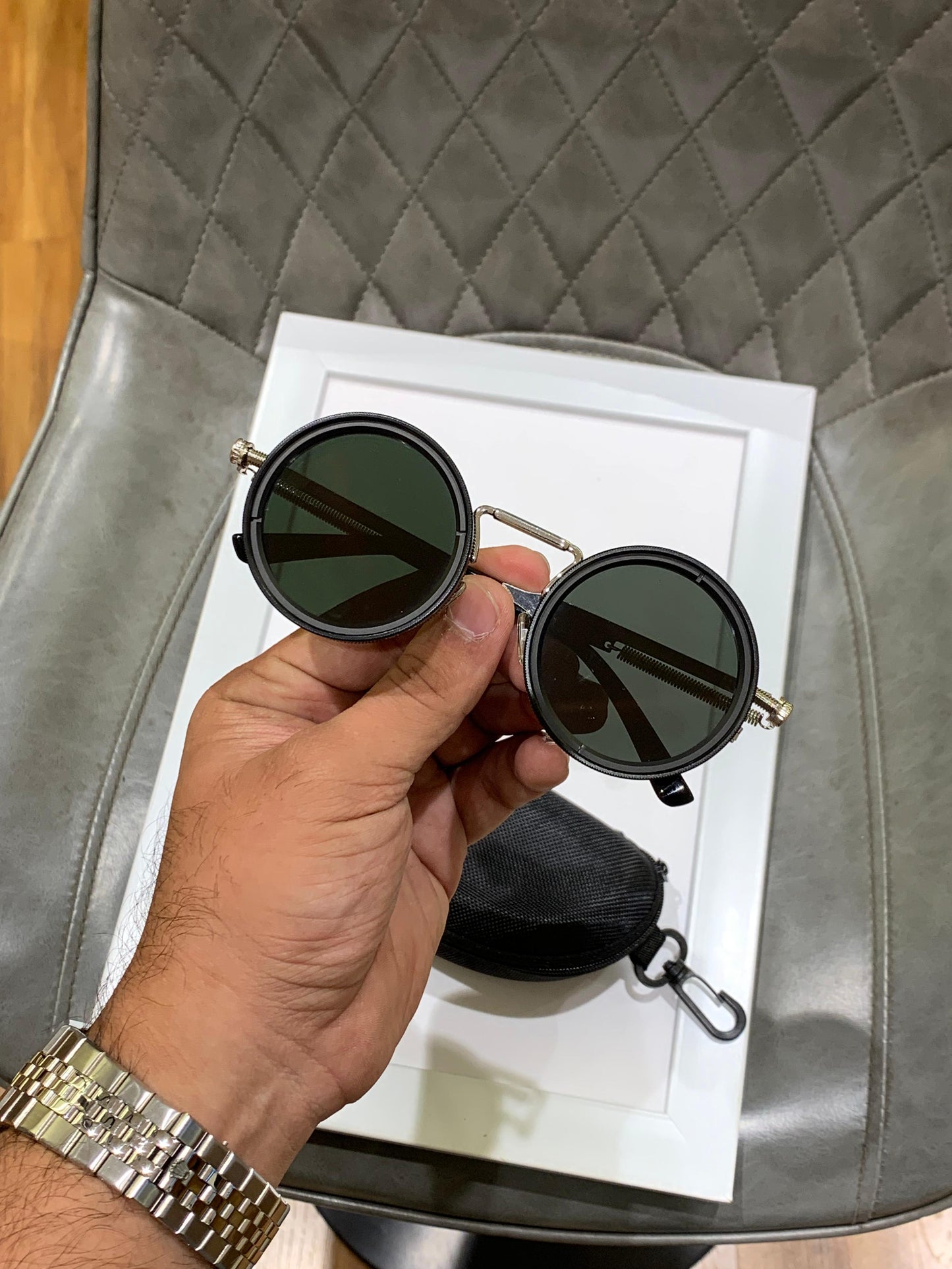 ND Adjustable Dimming Aperture Sunglasses – Polarized UV400