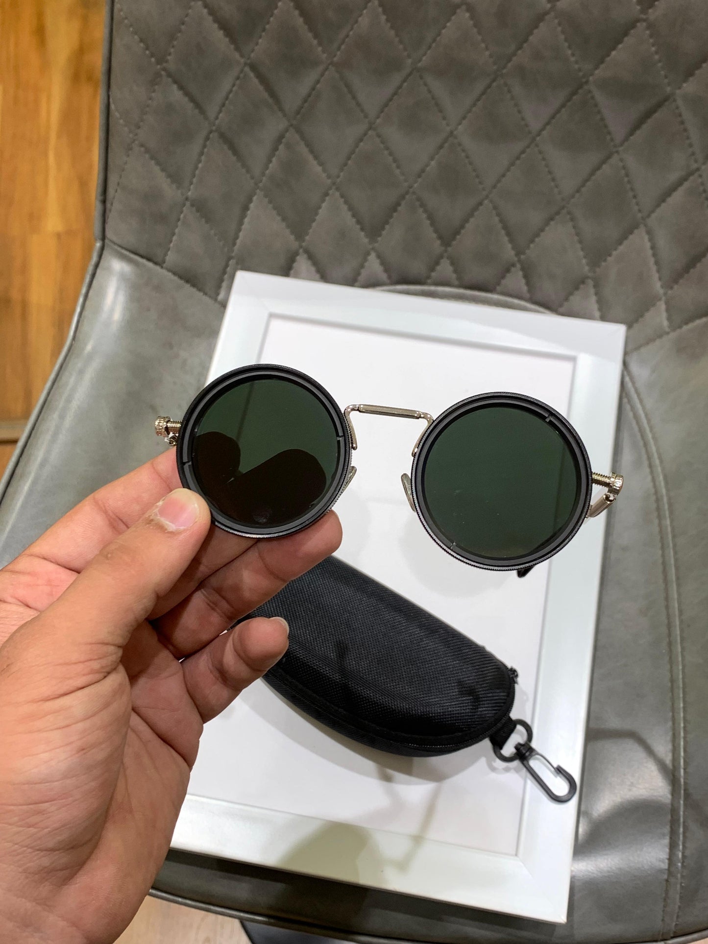 ND Adjustable Dimming Aperture Sunglasses – Polarized UV400