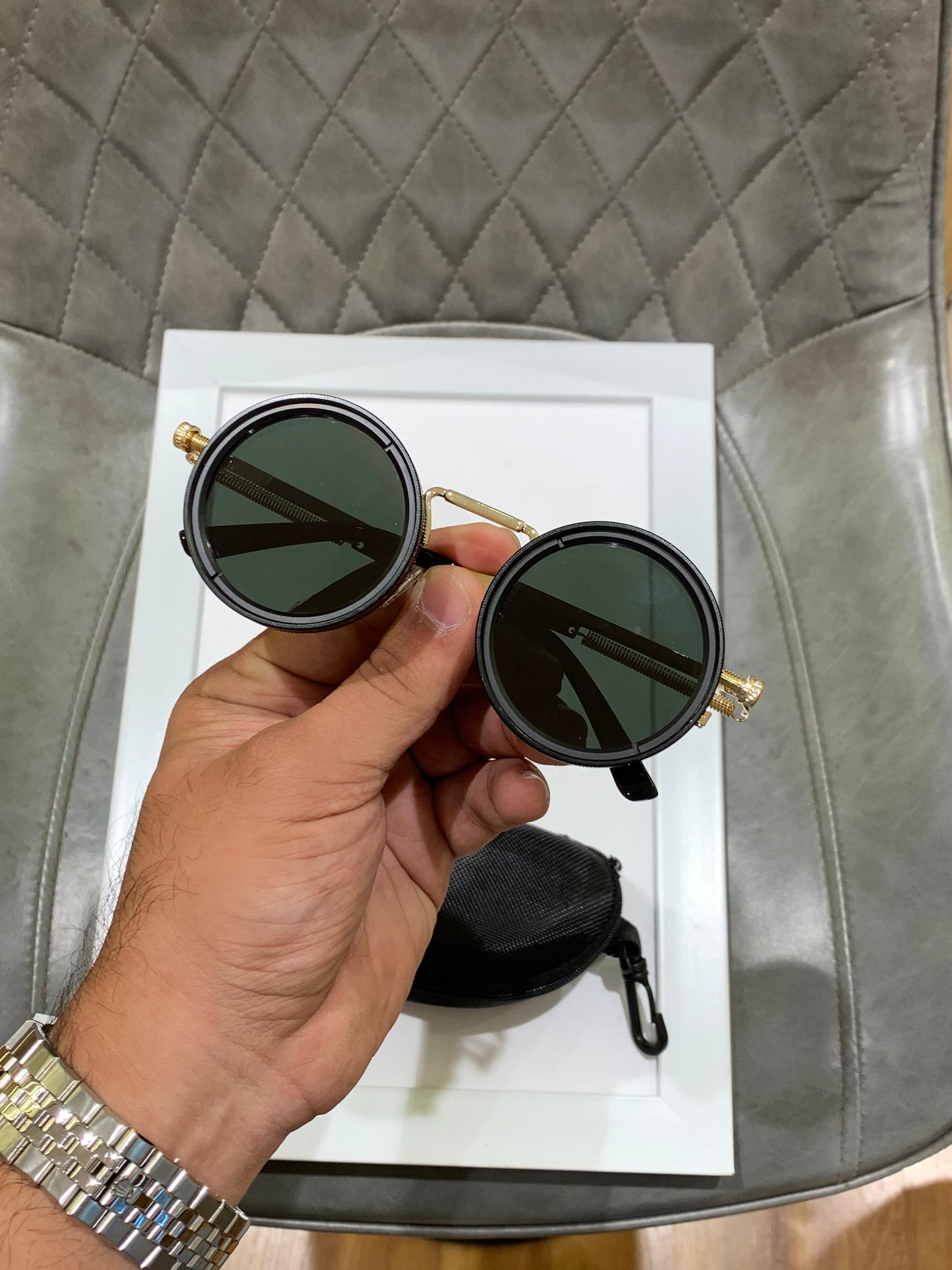 ND Adjustable Dimming Aperture Sunglasses – Polarized UV400