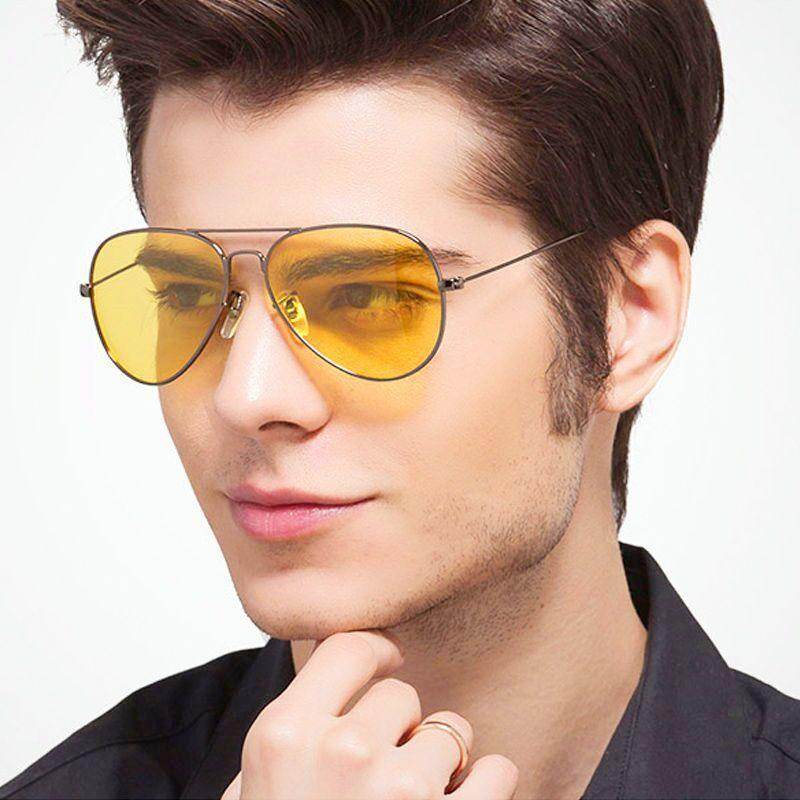 Yellow Candy Night Vision Aviator Sunglasses For Men And Women - Sunglass Lover