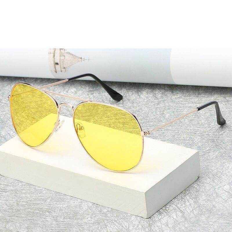 Yellow Candy Night Vision Aviator Sunglasses For Men And Women - Sunglass Lover