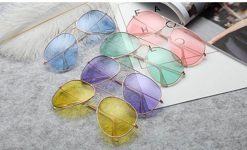 Yellow Candy Night Vision Aviator Sunglasses For Men And Women - Sunglass Lover
