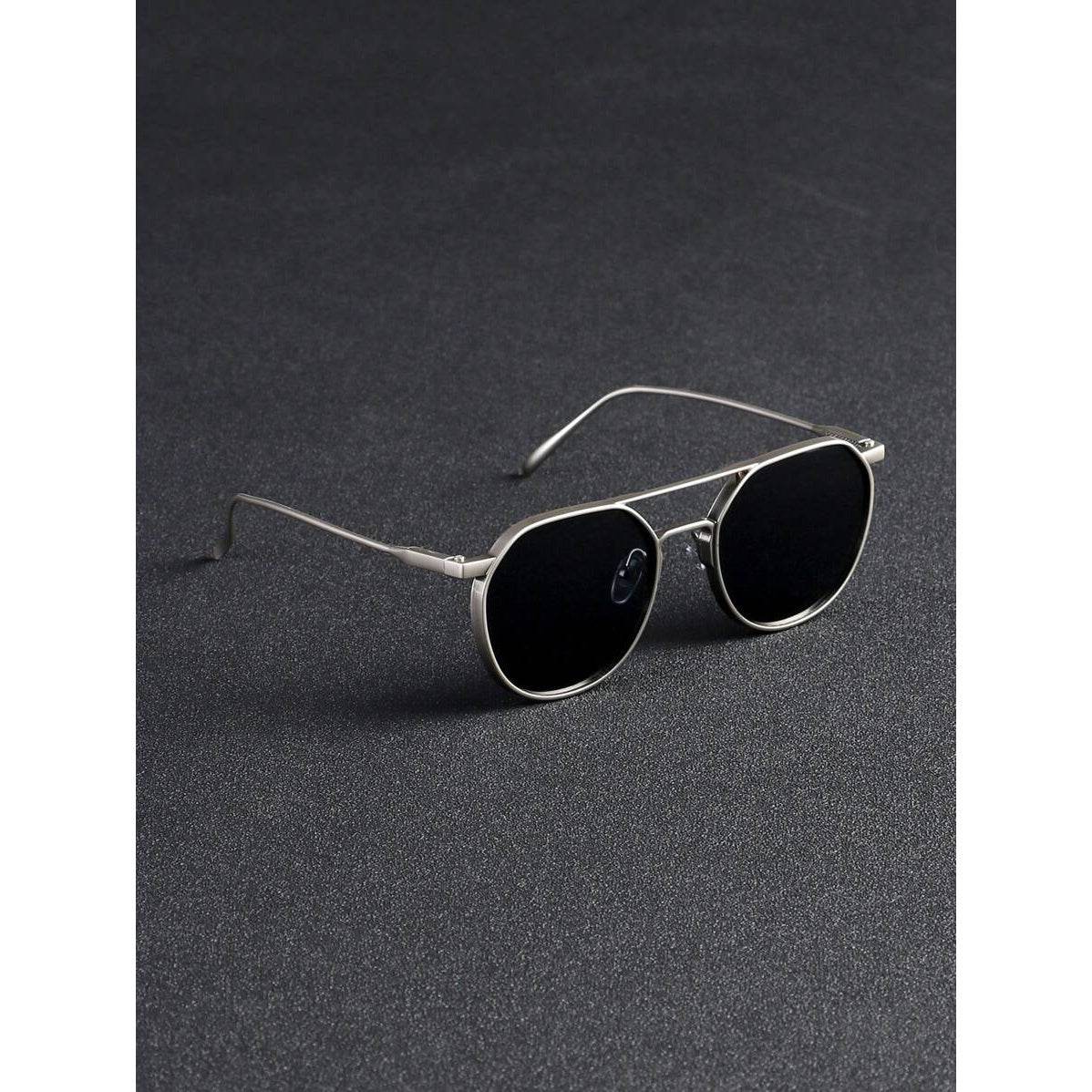 Retro Street Men’s Dual-Beam Fashion Glasses - Sunglass Lover