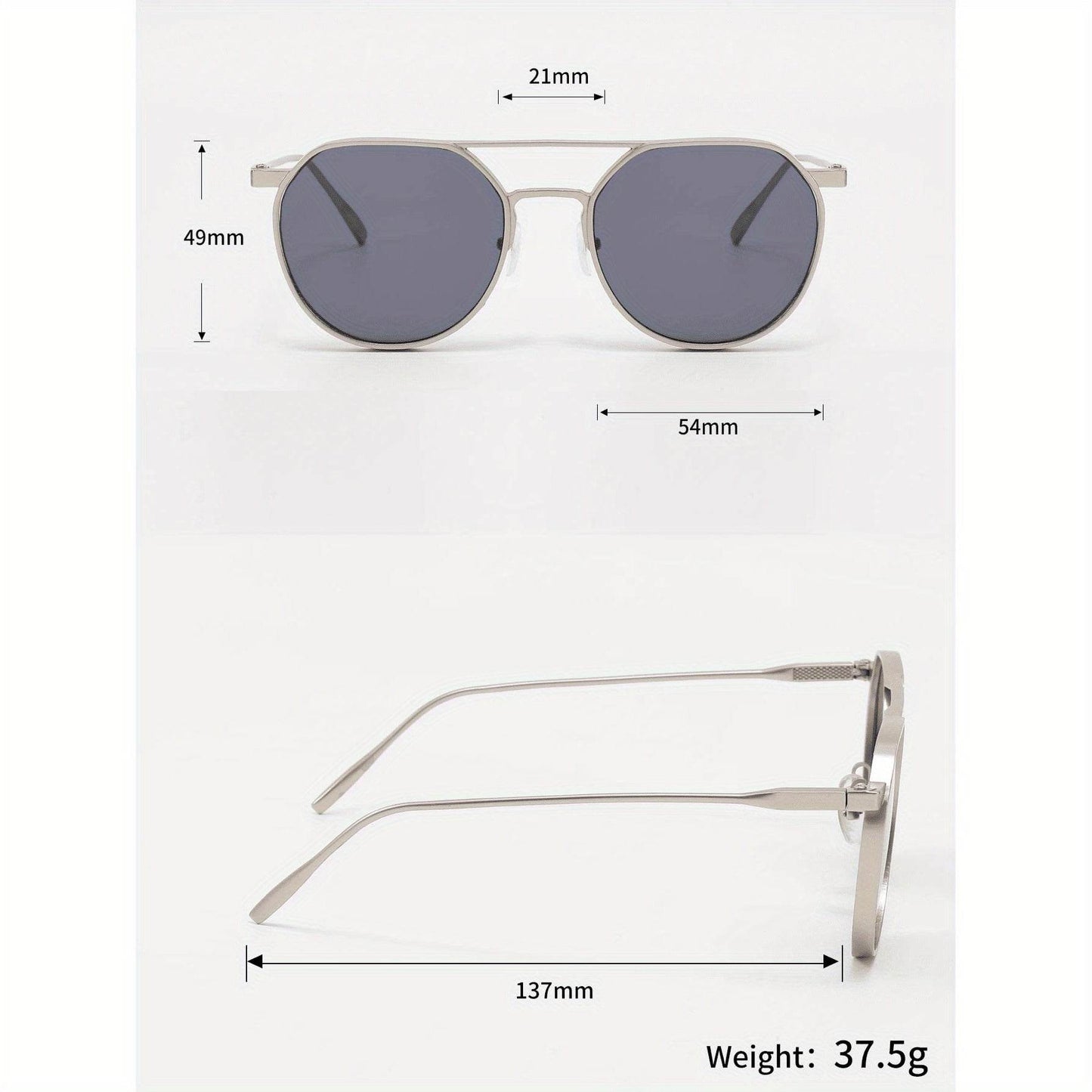 Retro Street Men’s Dual-Beam Fashion Glasses - Sunglass Lover