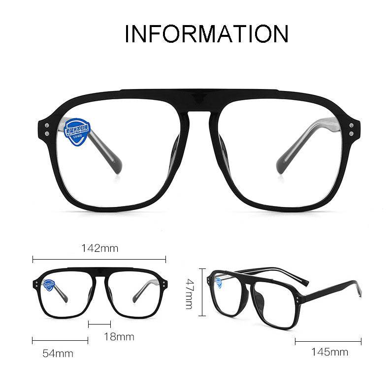 Sunglass Lover Square Anti Blue Ray Glasses Frame - Sunglass Lover