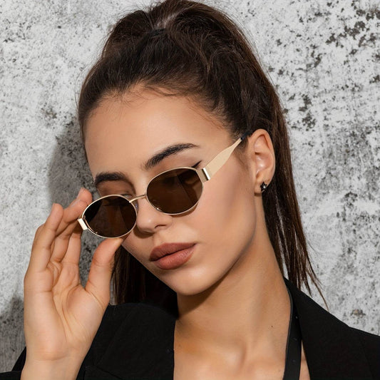 90s Vintage Designer Oval Shades - Sunglass Lover