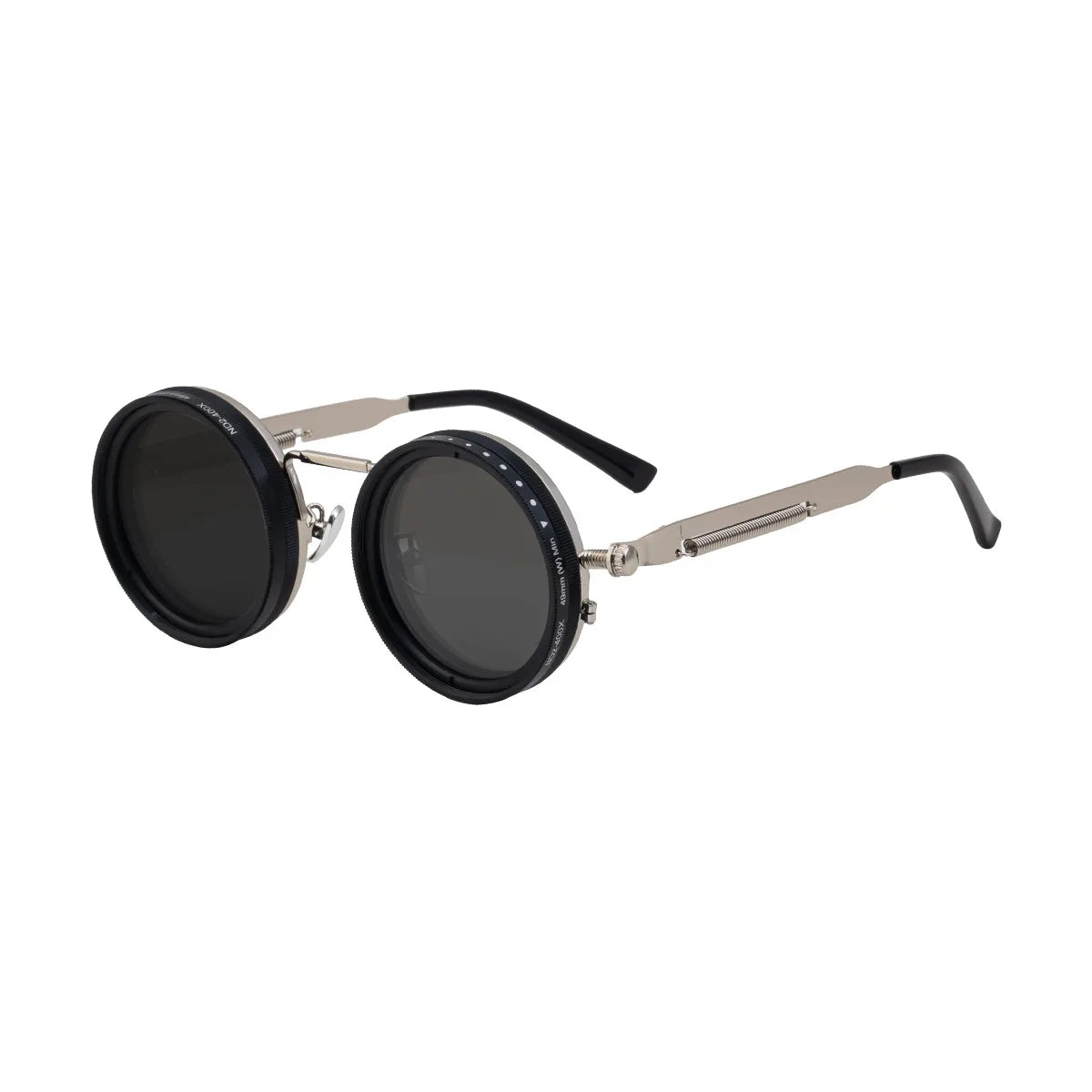 Retro Polarized Round Sunglasses UV400 ND9 Driving Glasses