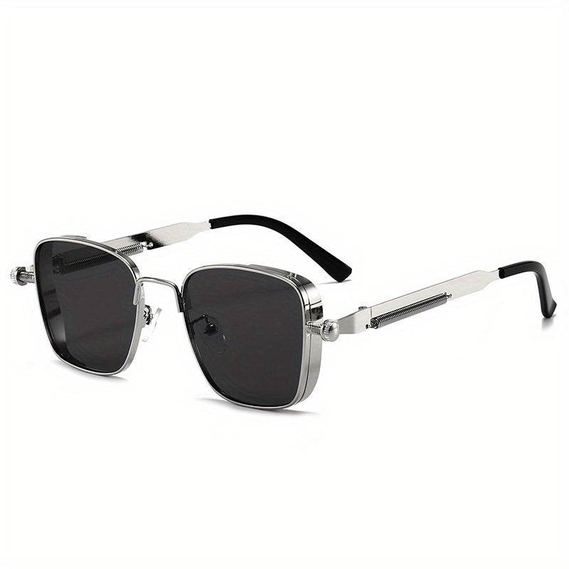 Retro Punk Square Metal Sunglasses - Sunglass Lover