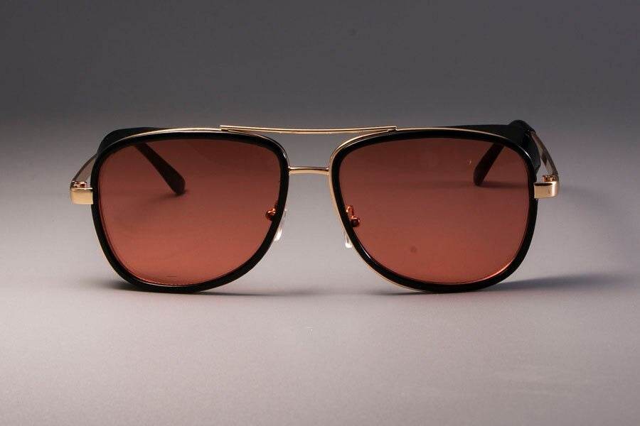 Classic Steampunk Rectangle Sunglasses - SunglassesMart
