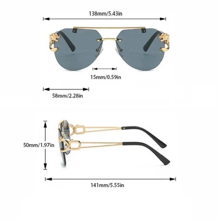 Sunglass Lover pilot sunglasses with gold frame and gray lenses retro aviator sunglasses for men and women