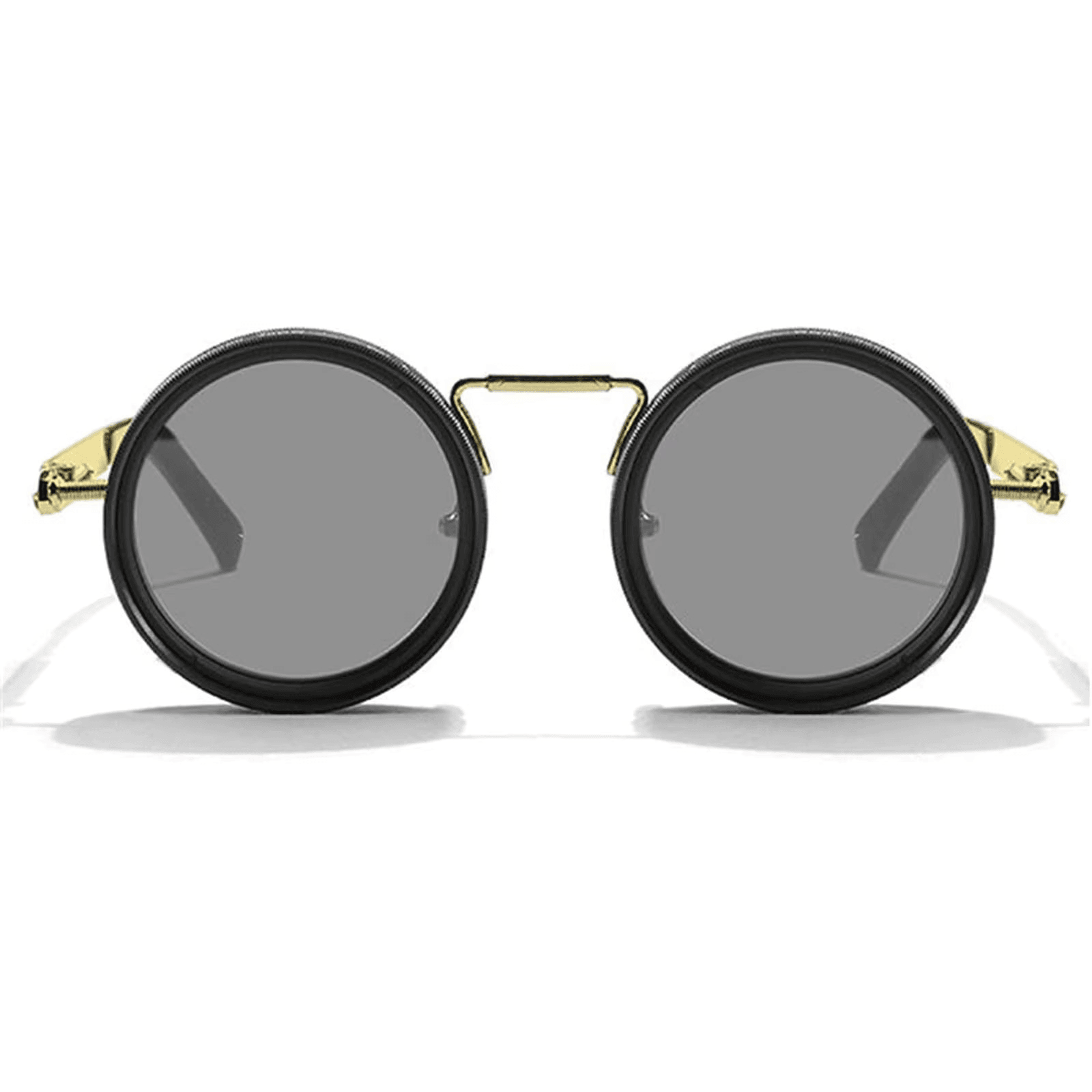 Round Polarized Adjustable ND Filter Sunglasses – 9-Level Dimming, Premium UV Protection - Sunglass Lover