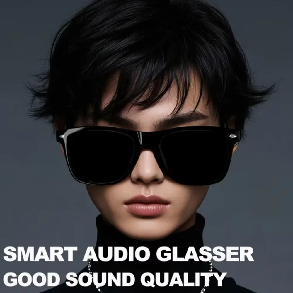 AI Smart Translation Glasses with Bluetooth Calling & Music | UV400 Smart Sports Sunglasses | Voice Control Wireless Eyewear