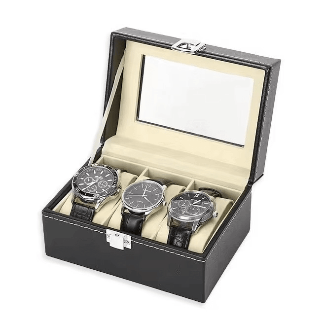 Decorative Durable Luxury PU Leather Watch Box - Sunglass Lover