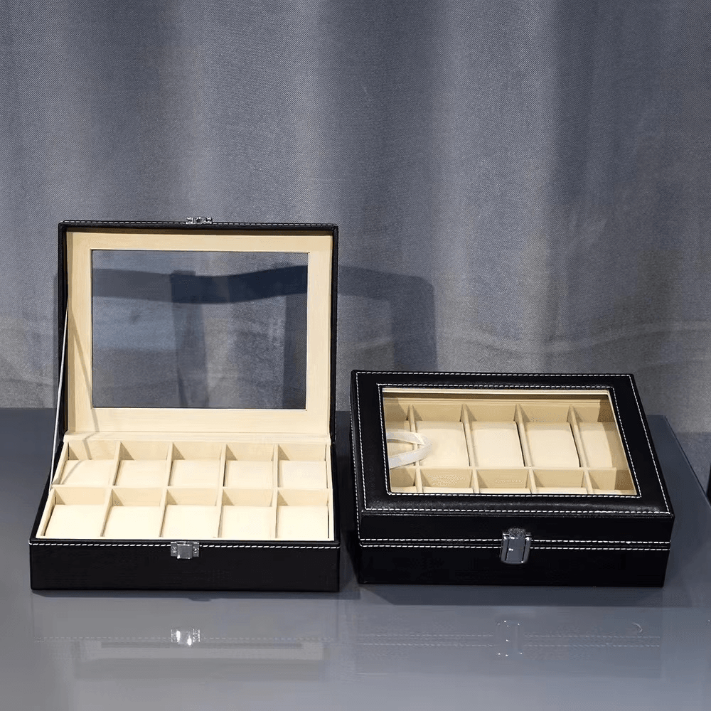 Decorative Durable Luxury PU Leather Watch Box - Sunglass Lover