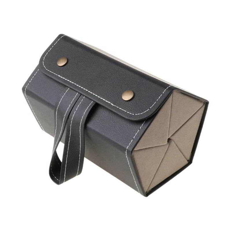 5 Slots Foldable PU Leather Sunglasses Eyeglasses Travel Organizer - Sunglass Lover