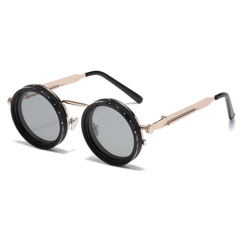 ND Filter Adjustable Dimming Round Polarized Sunglasses - Sunglass Lover