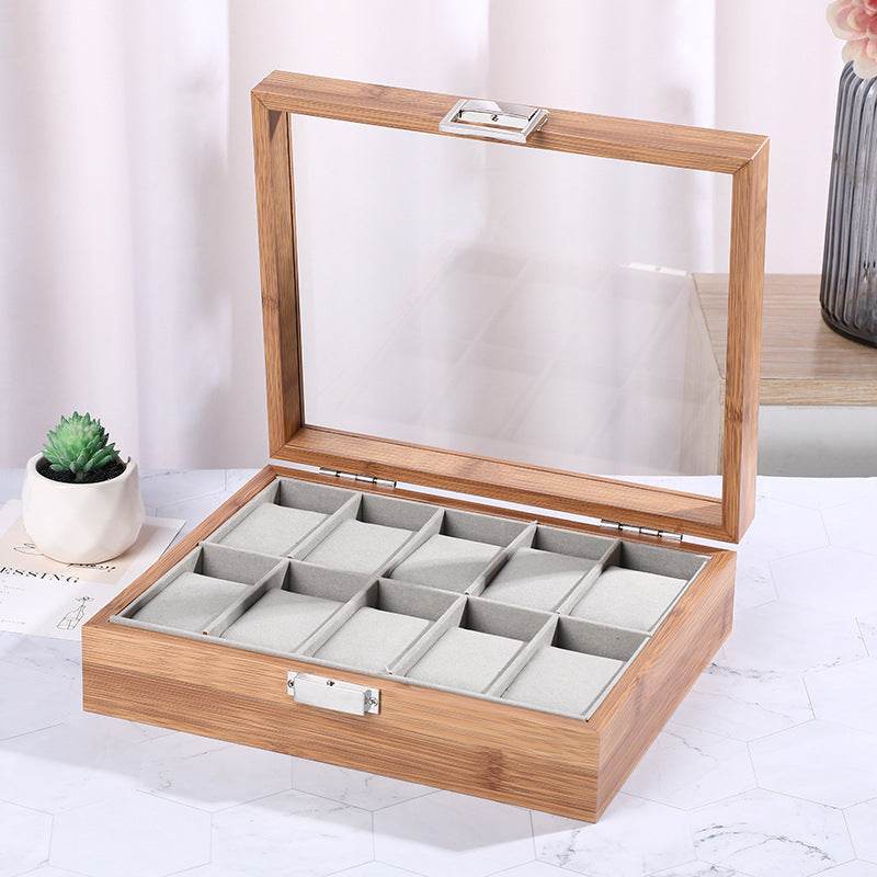 Premium Organizer Wooden Watch Storage Box - Sunglass Lover