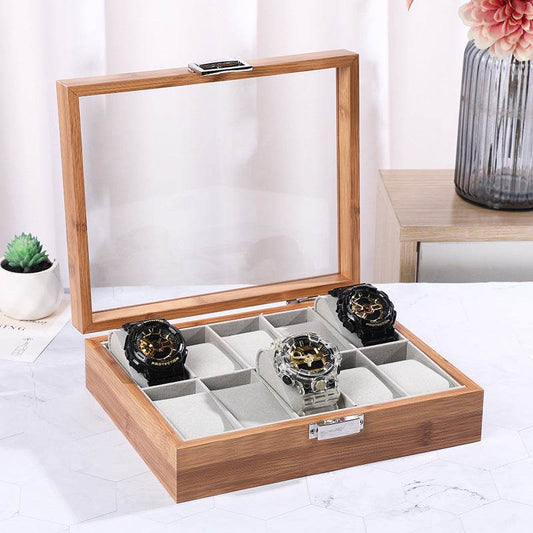 Premium Organizer Wooden Watch Storage Box - Sunglass Lover
