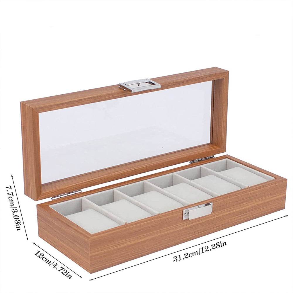 Premium Organizer Wooden Watch Storage Box - Sunglass Lover