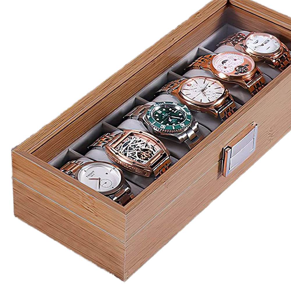 Premium Organizer Wooden Watch Storage Box - Sunglass Lover