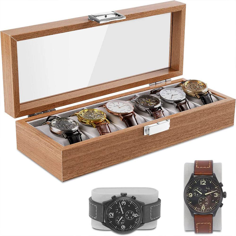 Premium Organizer Wooden Watch Storage Box - Sunglass Lover