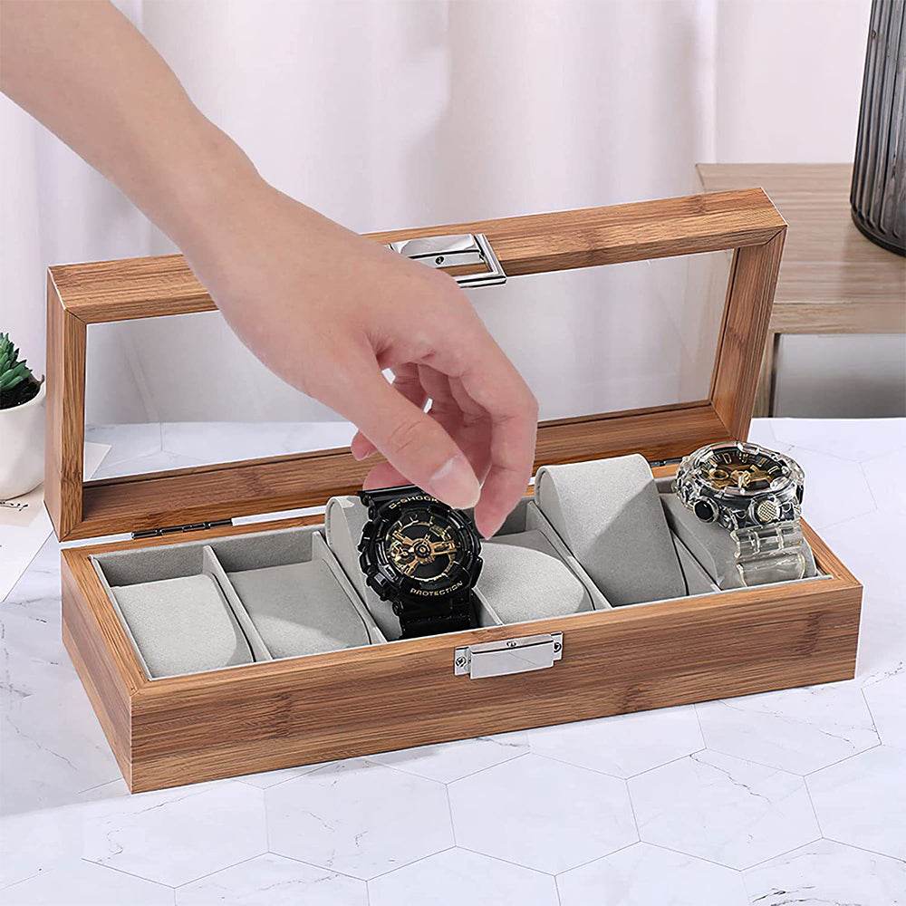 Premium Organizer Wooden Watch Storage Box - Sunglass Lover