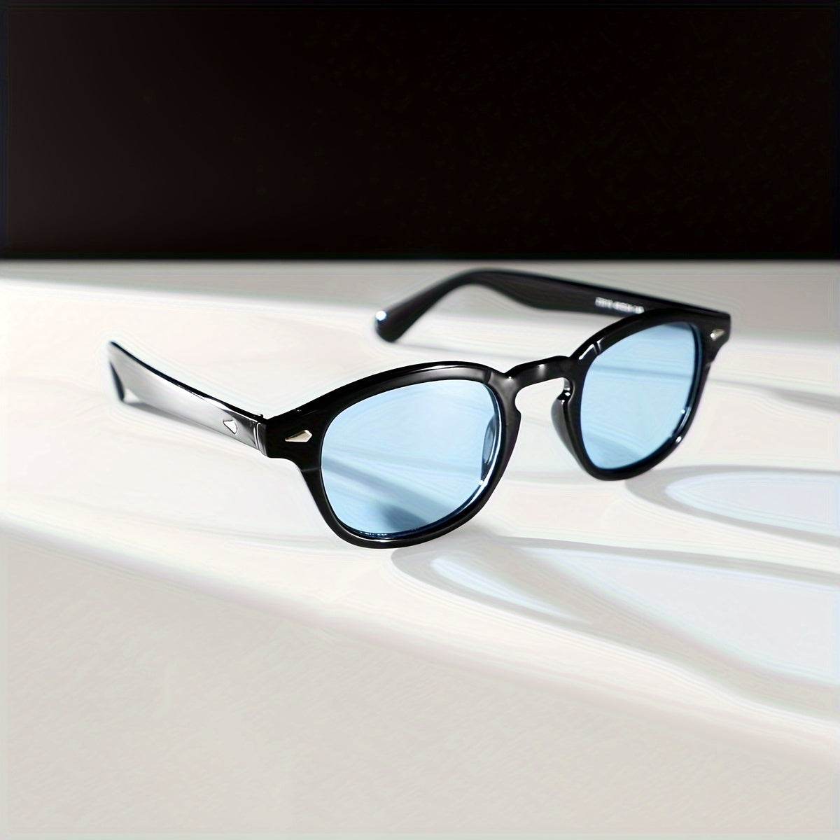 Oculus Oval Blue Sunglass - Sunglass Lover