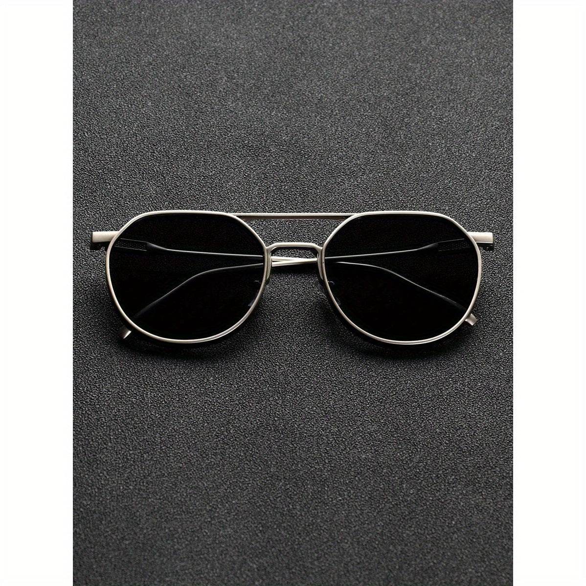 Retro Street Men’s Dual-Beam Fashion Glasses - Sunglass Lover