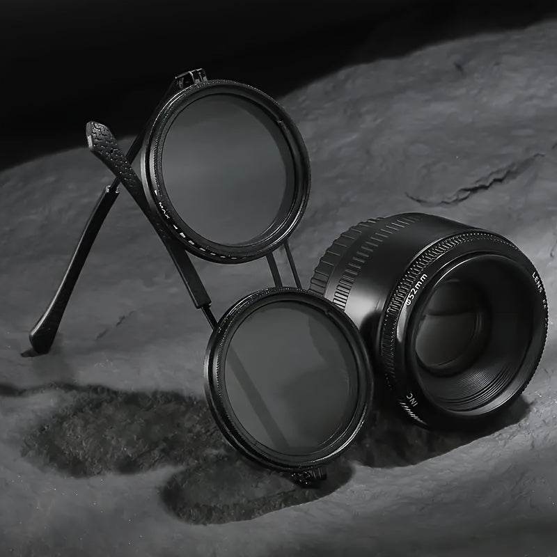 Vintage Round Photochromic Sunglasses – Auto Tint UV400 Protection - Sunglass Lover