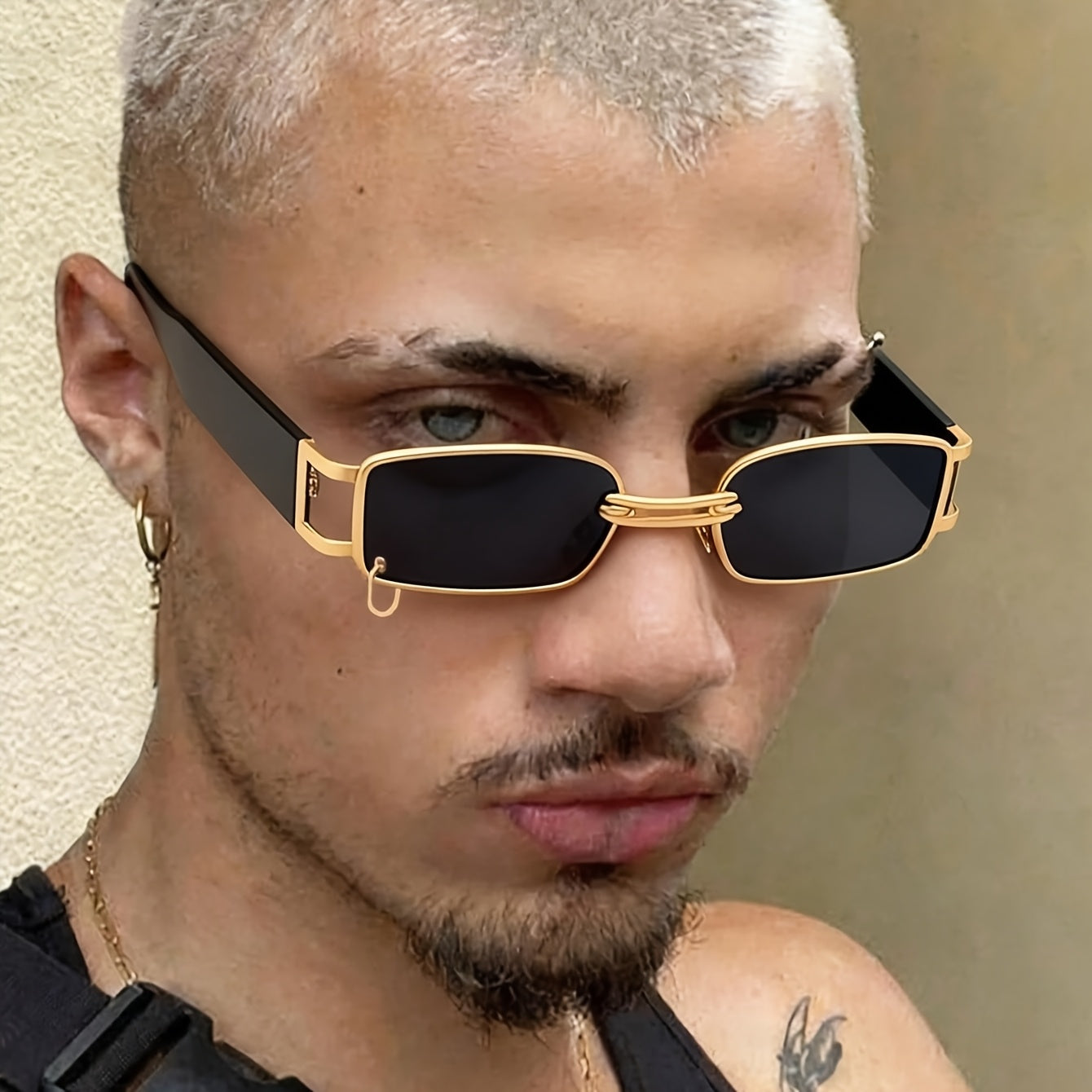 Classic Rectangular Small Frame Fashion Glasses for Men & Women
