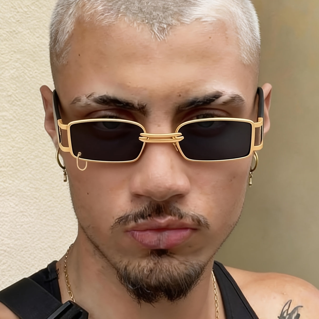 Classic Rectangular Small Frame Fashion Glasses for Men & Women