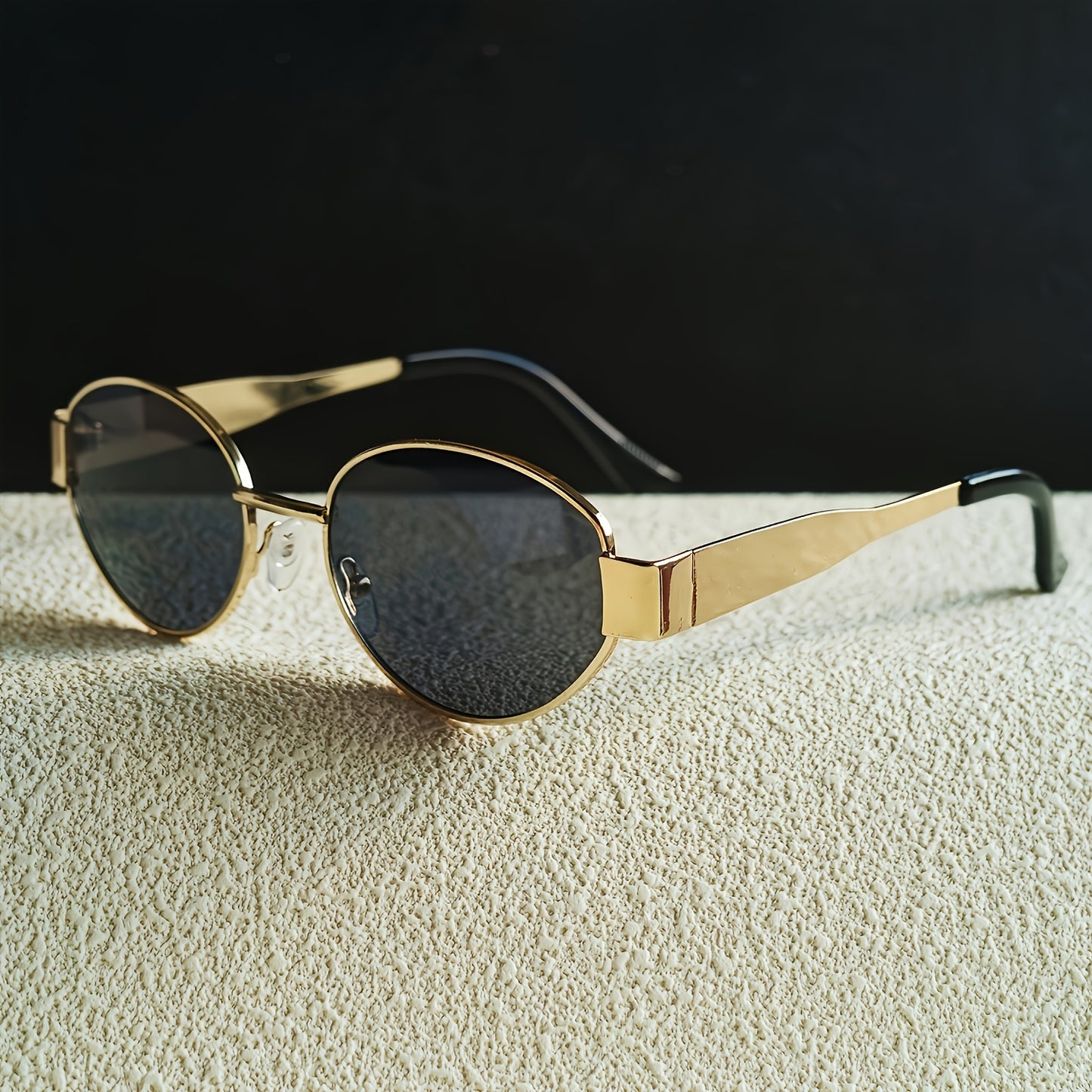 Full-Frame Slim Metal Fashion Glasses for Men & Women