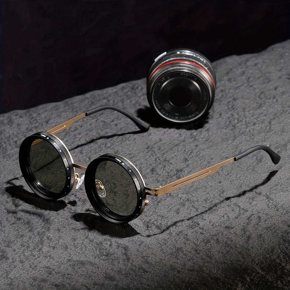 Steampunk Style Rotatable Lens Glasses - Sunglass Lover