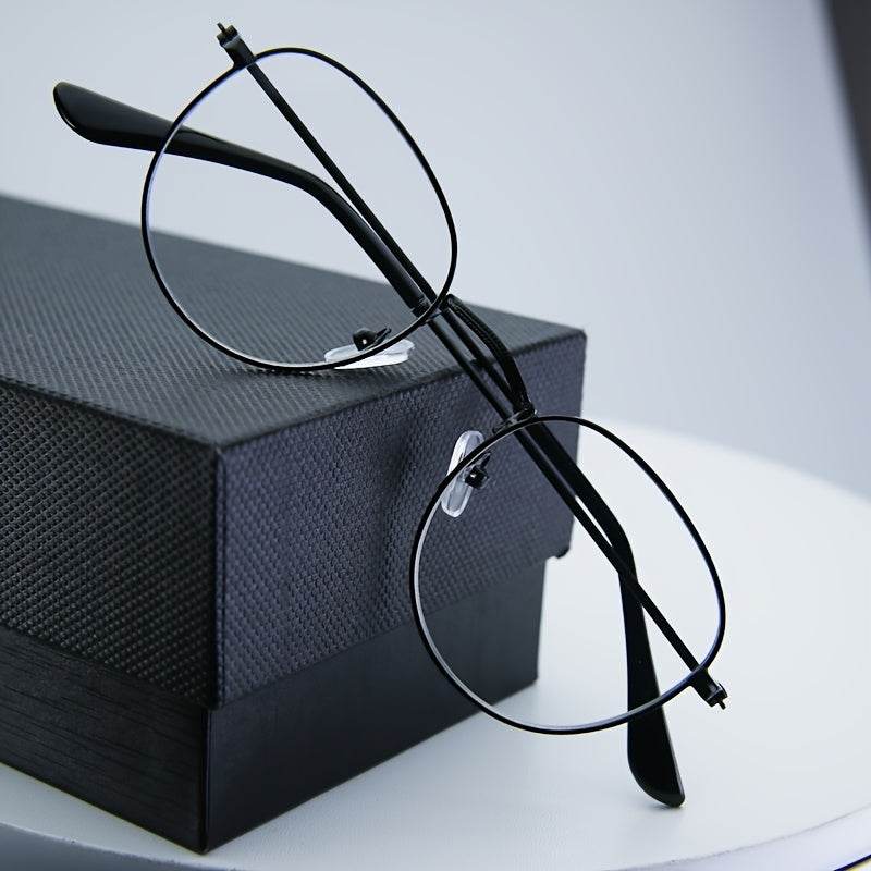 Unisex Round Frame Fashion Glasses - Sunglass Lover